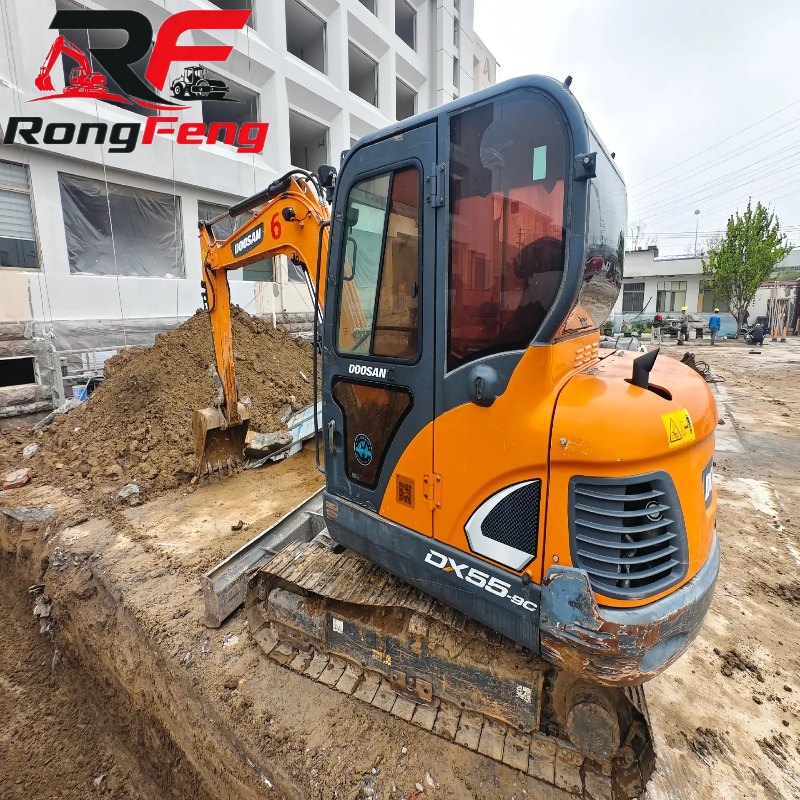 Doosan DX55 Crawler Excavator Original Machine - Image 4