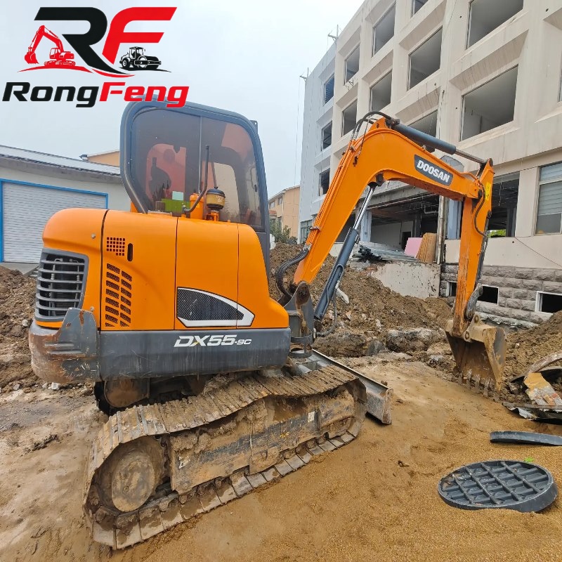 Doosan DX55 Crawler Excavator Original Machine - Image 3