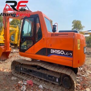 Premium Used Doosan DH150W‑7 Wheel Excavator|100% Original Paint Unrestored