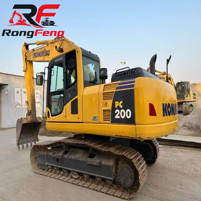 2. Secondhand Komatsu 200-8 Crawler Excavator, SAA6D107E-1 Engine