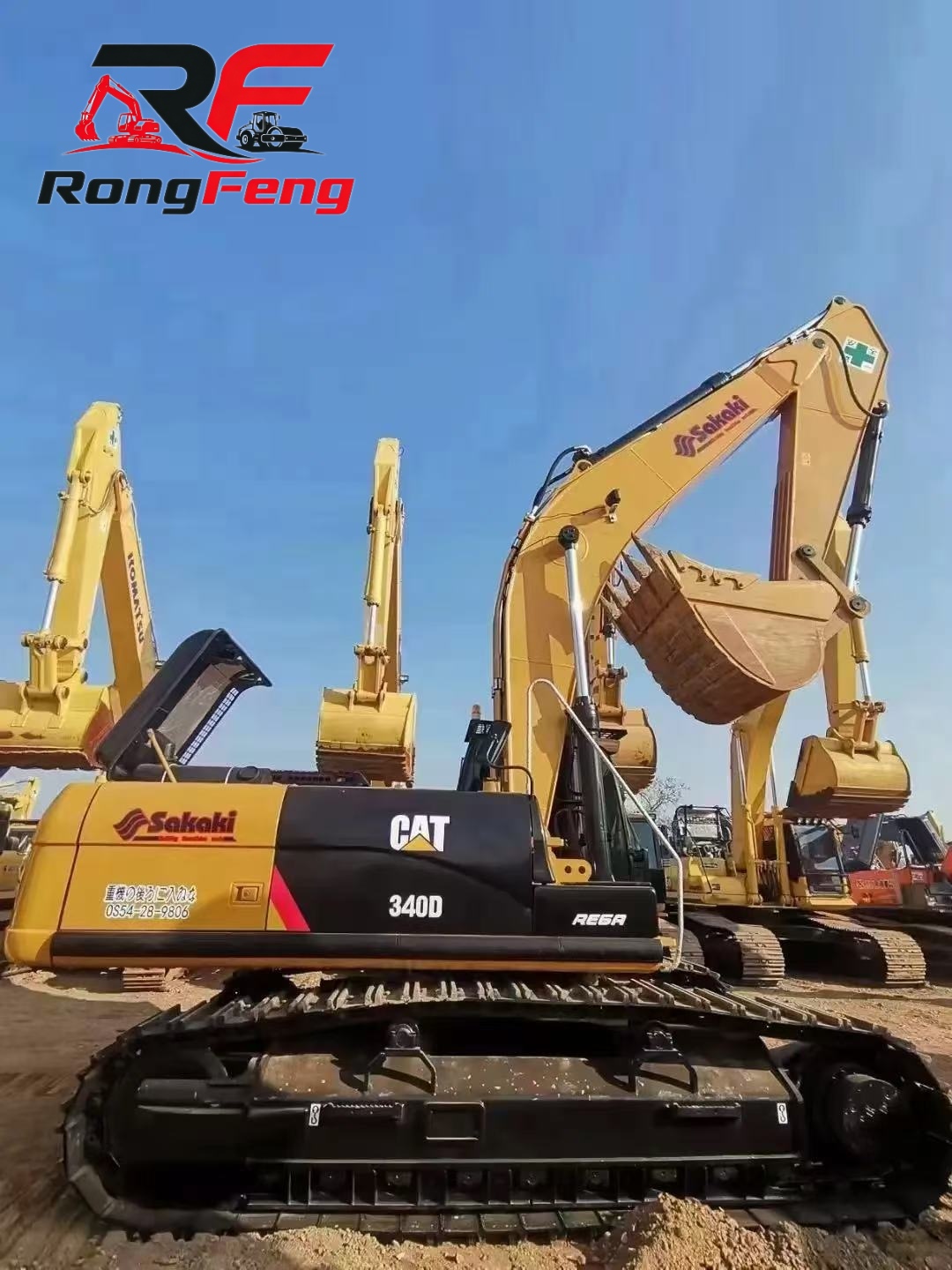Stock Available CAT 340 Crawler Excavator For Construction & Mining Work
