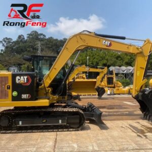 CAT 307 Small Crawler Excavator Original Paint Low Working Hours In Stock
